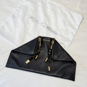 Michael Kors zipper clutch
